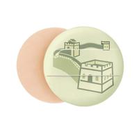 Great Wall China Pattern Art Deco Fashion Air Cushion Makeup Foundation Sponge Powder Puff