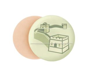 Great Wall China Pattern Art Deco Fashion Air Cushion Makeup Foundation Sponge Powder Puff
