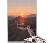 Great Wall of China Puzzle Challenging And Brainteasing Premium Cardboard Jigsaw Puzzle for Adults 1000pcs (38x26cm)