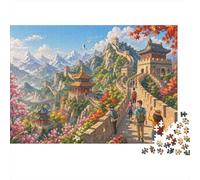 Great Wall of China Theme Jigsaw Puzzle 1000 Pieces, Difficult Challenge