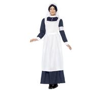 Smiffy's Adult Women's Great War Nurse Costume, Dress And Headpiece, Tales Of - - war nurse costume dress ladies fancy outfit great ww1 adult
