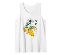 Great Wave Banana Japanese Art Mashup Tank Top