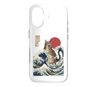 Great Wave Cat Japanese Art Ukiyo-e Ocean Feline Design Case for iPhone 17