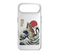 Great Wave Cat Japanese Art Ukiyo-e Ocean Feline Design Case for iPhone Air