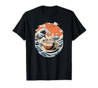 Great Wave Coffee Cup with Mount Fuji and Sunrise T-Shirt