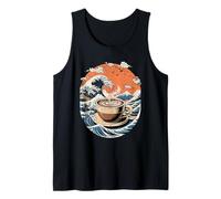 Great Wave Coffee Cup with Mount Fuji and Sunrise Tank Top