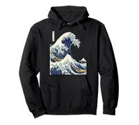 Great Wave Kanagawa Japanese Ocean Surf Serenity Pullover Hoodie