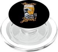 Great Wave Off Kanagawa Beer Lover Kampai Kanji Souvenir PopSockets PopGrip for MagSafe
