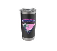 Great Wave Off Kanagawa Vaporwave Style Triangle Stainless Steel Insulated Tumbler