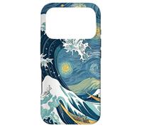Great Wave off Kanagawa with Starry Nights van Gogh Art Case for iPhone 17 Pro