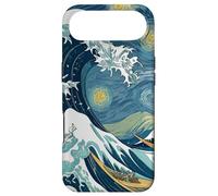 Great Wave off Kanagawa with Starry Nights van Gogh Art Case for iPhone Air