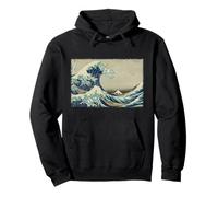 Great Wave Off the Coast of Kanagawa by Katsushika Hokusai Pullover Hoodie