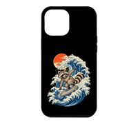 Great Wave Raccoon Japanese Ukiyo-e Art Trash Panda Tee Case for iPhone 12 Pro Max