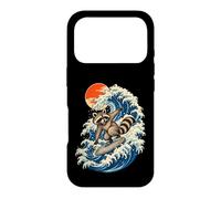 Great Wave Raccoon Japanese Ukiyo-e Art Trash Panda Tee Case for iPhone 17 Pro