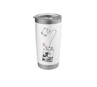 Great Wave Tea Bag Japanese Aesthetic Stainless Steel Insulated Tumbler