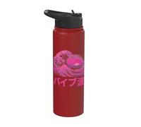 Great Wave Vaporwave Japanese Wave Stainless Steel Insulated Water Bottle