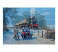 Great Western Railway BR 14xx Tank Engine Steam Train Christmas Xmas Card