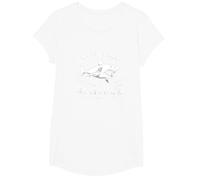 Great White Attitude: Fierce Ocean Predator T-Shirt, Girls, White, XS