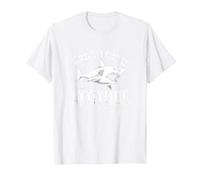 Great White Attitude: Fierce Ocean Predator T-Shirt, Men, White, XXL