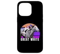 Great White Horse, Horse Racing, Santa Anita, Del Mar, Horse Case for iPhone 14 Pro Max