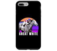 Great White Horse, Horse Racing, Santa Anita, Del Mar, Horse Case for iPhone 7 Plus/8 Plus