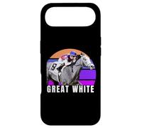 Great White Horse, Horse Racing, Santa Anita, Del Mar, Horse Case for iPhone Air