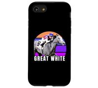 Great White Horse, Horse Racing, Santa Anita, Del Mar, Horse Case for iPhone SE (2020) / 7/8