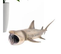 Great White Sculptures - Solid Material, Hand Painted Texture, Detailed Underwater Biological Model | Learning Resource Material For Classroom Science Project School Diorama Birthday Gift