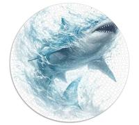 Great White Shark 1000 Piece Jigsaw Puzzle for Women, Men Animals Colourful Jigsaws Educational Games Fun Present & Activity 1000pcs (67.5x67.5cm)