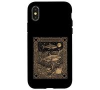 Great White Shark Constellation Tarot Card Occult Case for iPhone X/XS