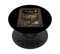 Great White Shark Constellation Tarot Card Occult PopSockets Adhesive PopGrip