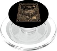 Great White Shark Constellation Tarot Card Occult PopSockets PopGrip for MagSafe