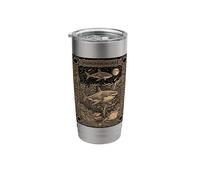 Great White Shark Constellation Tarot Card Occult Stainless Steel Insulated Tumbler