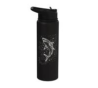 Great White Shark Galaxy Stainless Steel Insulated Water Bottle