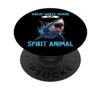 Great White Shark is my spirit animal. Great White Shark PopSockets Adhesive PopGrip