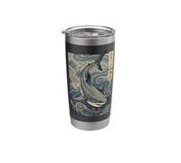 Great White Shark Japanese Stainless Steel Insulated Tumbler