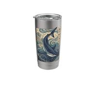 Great White Shark Japanese Stainless Steel Insulated Tumbler