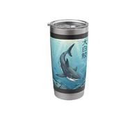 Great White Shark Japanese Stainless Steel Insulated Tumbler