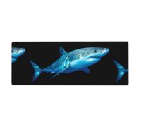 great white shark Mouse Pad 12x31.5in - Extended Gaming & Desk Mat