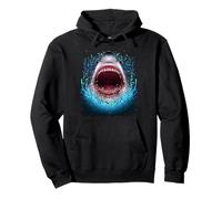 Great White Shark Teeth Beach Ocean Animal Vacation Cruise Pullover Hoodie