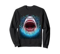 Great White Shark Teeth Beach Ocean Animal Vacation Cruise Sweatshirt