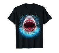 Great White Shark Teeth Beach Ocean Animal Vacation Cruise Value Graphic T-Shirt