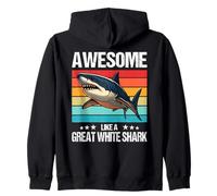 great white sharks Awesome like a great white shark Zip Hoodie