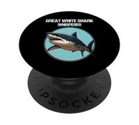 great white sharks great white shark Whisperer PopSockets Adhesive PopGrip