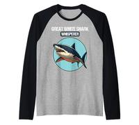 Great White Sharks Great White Shark Whisperer Raglan Baseball Tee