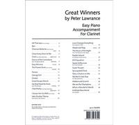 Great Winners For Clarinet - Piano Accompaniment: Piano Accompaniment: