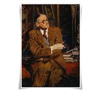 Great Writer Portrait Poster Literary Giants A3 Prints Wall Art Home Decor (James Joyce)