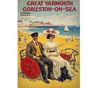 Great Yarmouth Adventure Travel Poster - A4 Wall Art, Wanderlust Print, Inspirational World Map, Vintage City, Retro Poster, Home Decor for Living Room, Office, Gift Idea for Travel Lovers