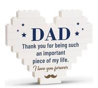 Greatabox Dad Gifts from Daughter Son, Dad Birthday Gifts, Gifts for Dad, Daddy Puzzle Plaque Presents, Daddy Gifts Ideas for Birthday Fathers Day Christmas (5 x 4.1 inches)