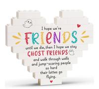 Greatabox Friendship Gifts for Women, Best Friend Birthday Gifts, Christmas Graduation Heart Puzzle Plaque Presents to My Best Friend, Bestie, BBF, Soul Sister (5 x 4.1 inches)